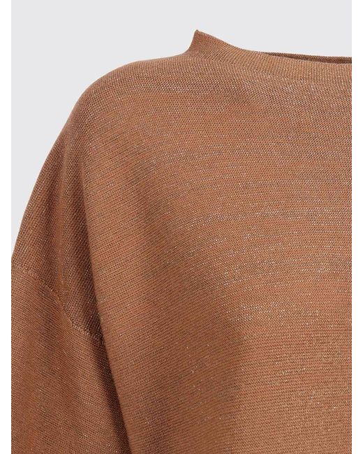 Fabiana Filippi Natural Virgin Wool And Cotton Dress