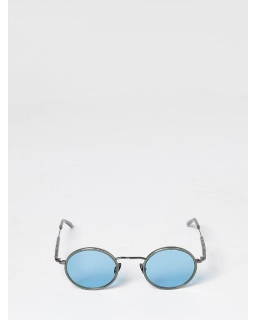 Moscot Blue Cosnic Sun Metal And Acetate Sunglasses for men