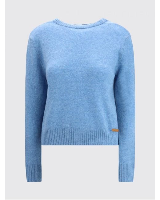 Jersey De Cuello Redondo De Cachemira Marni de color Blue