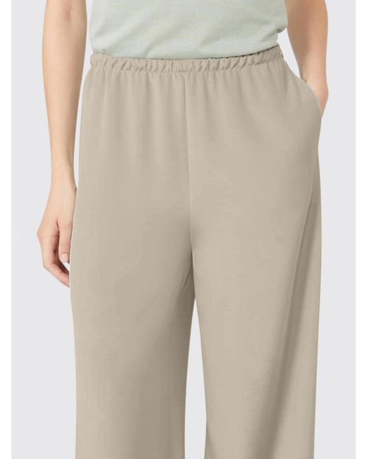 Max Mara Natural Stretch Silk Palazzo Trousers