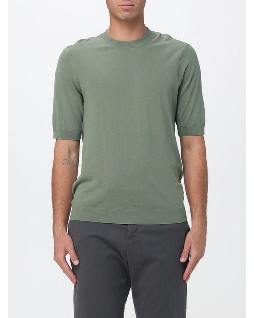 Ballantyne Green Cotton Knit Top for men