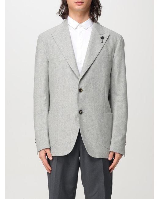 Lardini Gray Jacket for men