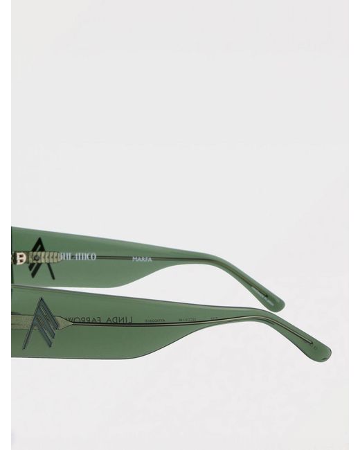 The Attico Green Sunglasses