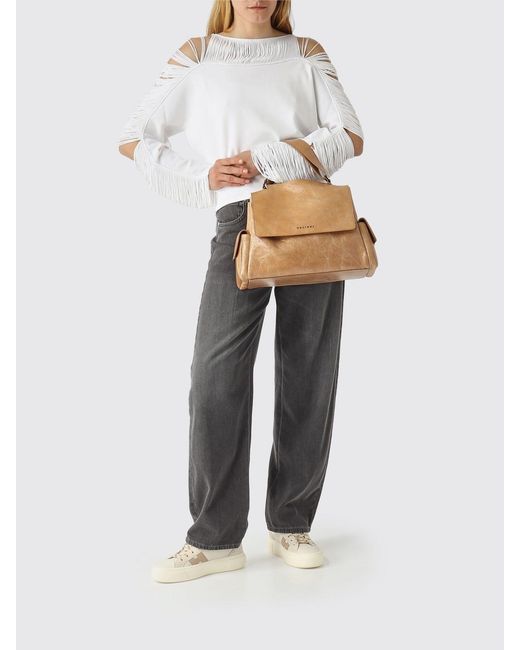 Orciani Natural Leather Sveva Stark Bag