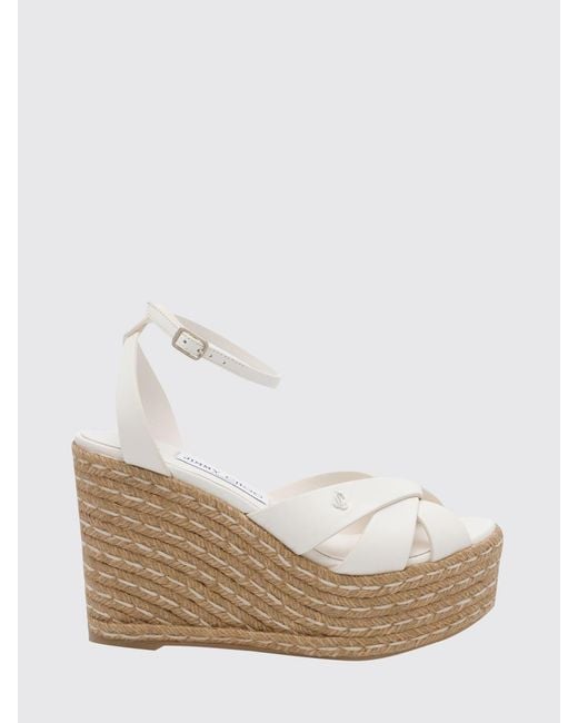 Jimmy Choo Natural Wedge Shoes