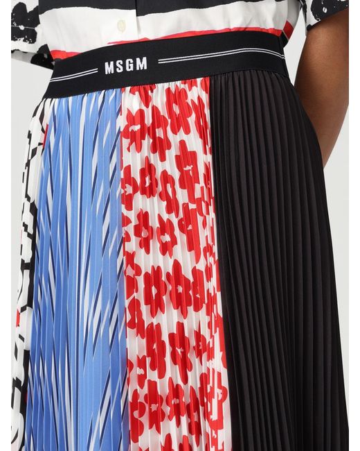 Falda Mujer MSGM de color White