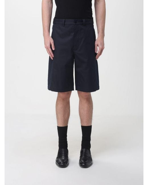 Gucci Blue Cotton Chino Shorts for men