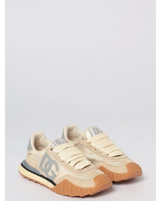 Dolce & Gabbana Natural Dolce &Amp Gabbana Dg Athletic Sneakers