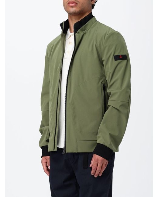 Peuterey Green Bofin Polyester Bomber for men