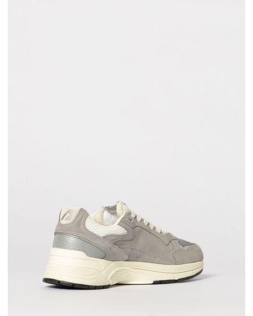 Autry White Hyperway Mesh And Suede Sneakers for men