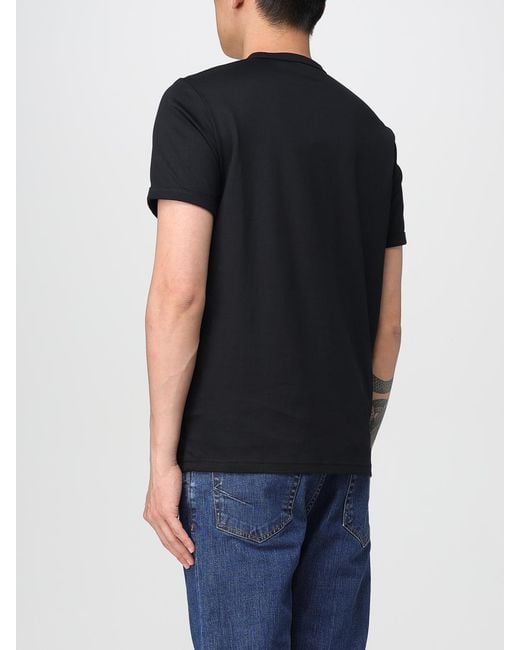 T-Shirt Basic di Fred Perry in Black da Uomo