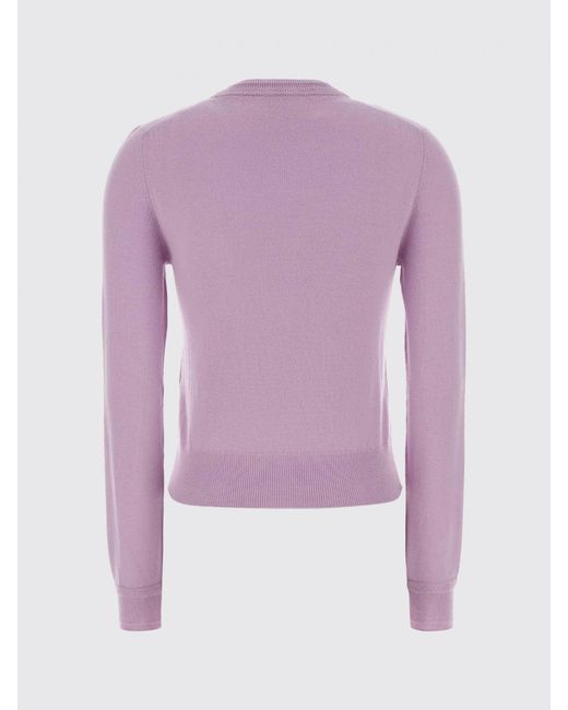 Jil Sander Purple Virgin Wool Knit