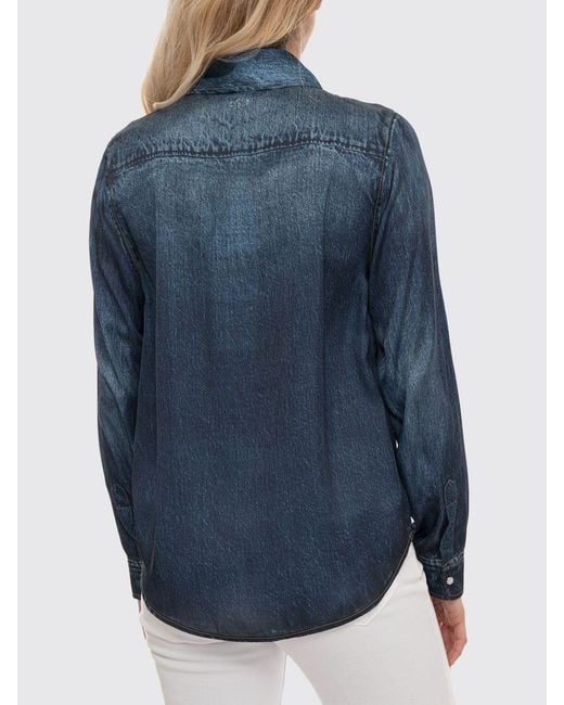 Liu Jo Blue Print Satin Shirt