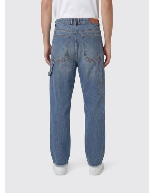 DARKPARK Blue Denim Straight Jeans for men