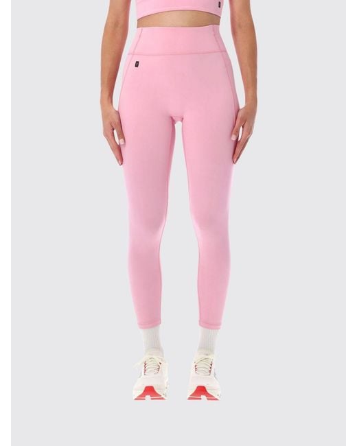 On Shoes Pink High-Waisted Performance Leggings