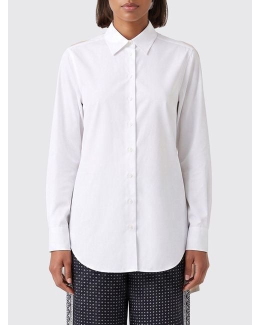Ermanno Scervino White Classic Cotton Poplin Shirt