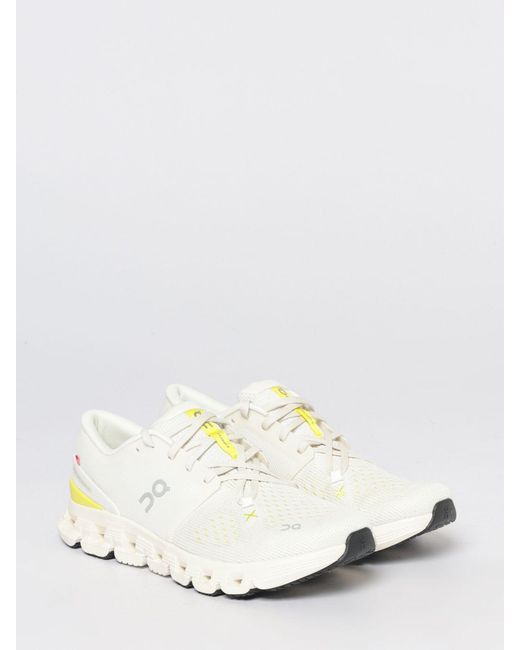 On Shoes White Cloud X 4 On Mesh Sneakers for men