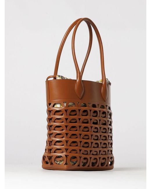 Ferragamo Brown Shoulder Bag