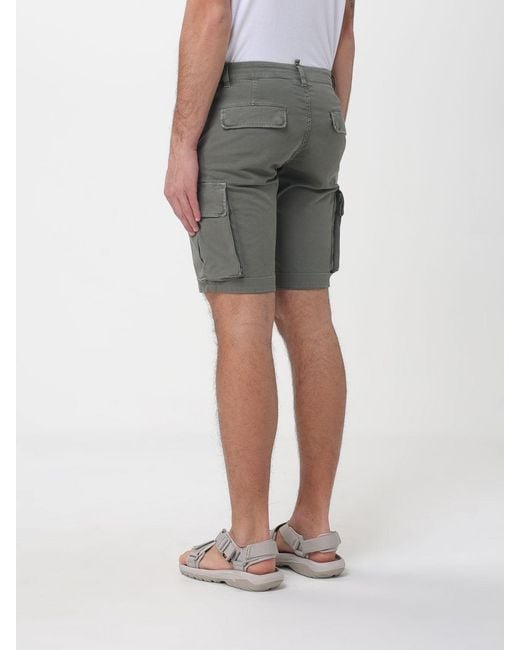 Mason's Gray Cargo Shorts for men