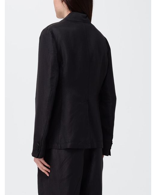Barena Black Linen Blend Blazer