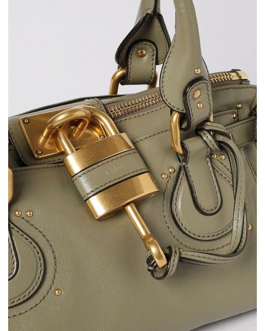 Chloé Metallic Chlo&Eacute Paddington Ledertasche