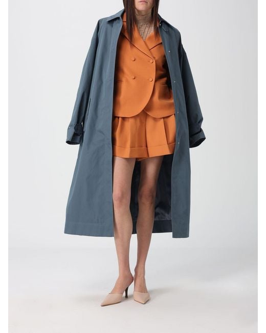 Fendi Orange Virgin Wool Grain De Poudre Shorts