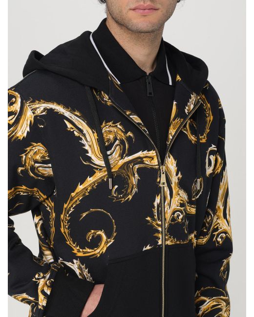 Versace Jeans Couture Black Sweatshirt for men