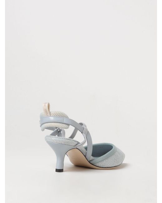 Fendi White High Heel Shoes