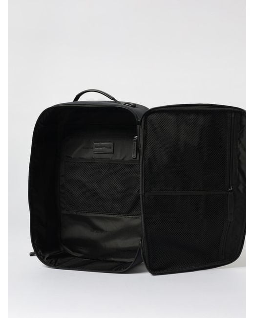 Emporio Armani Black Backpack for men