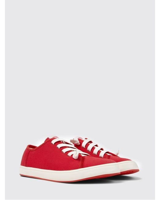 Camper Red Peu Rambla Ii Recycled Cotton Sneakers for men