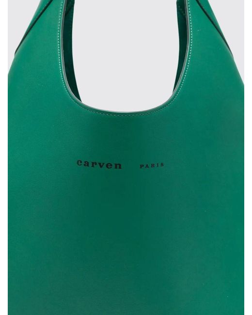 Carven Green Shoulder Bag