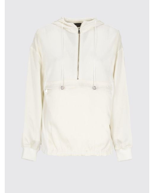 Fabiana Filippi White Viscose Blend Sweatshirt