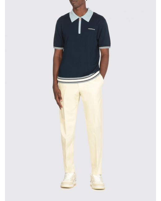 Casablanca Blue Polo Shirt for men