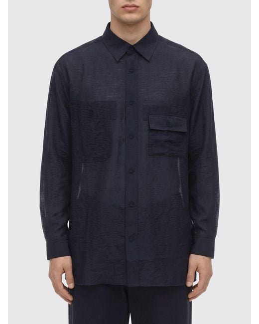 Y-3 Blue Shirt for men