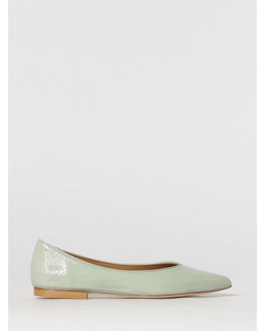 Anna F. Natural Leather Ballerina Flats