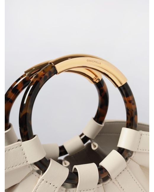 Coccinelle Natural Shell Medium Handbag