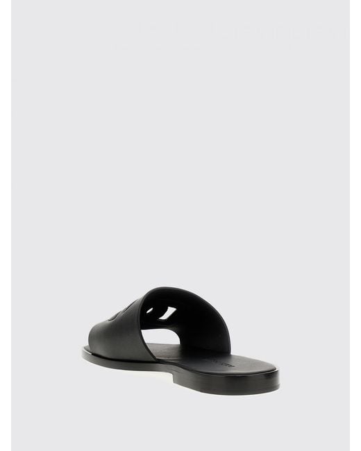 Dolce & Gabbana Black Dolce &Amp Gabbana Sandals for men