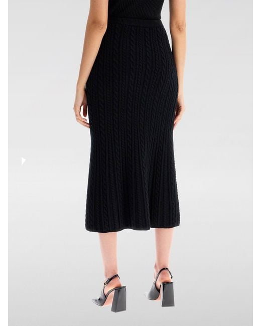 Alessandra Rich Black Skirt