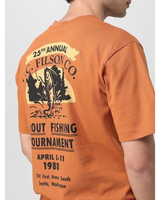 Filson Orange T-Shirt for men