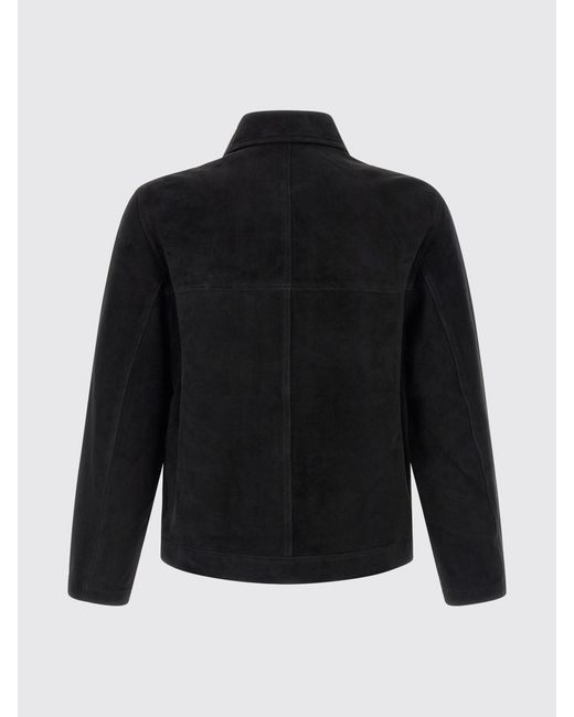 Giorgio Brato Black Suede Shirt Jacket for men