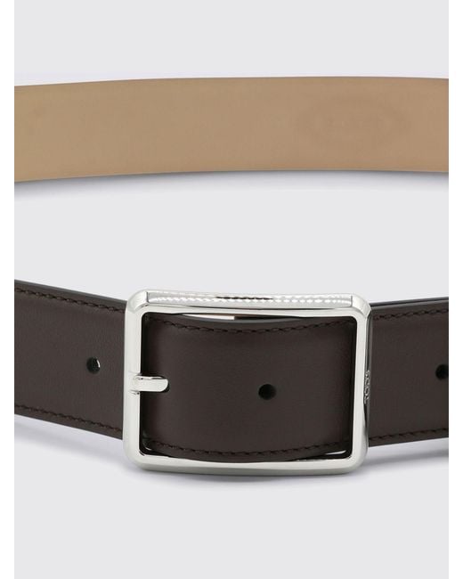Tod's White Leather Belt for men