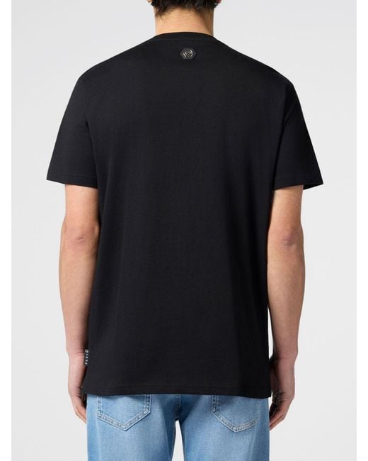 Philipp Plein Black T-Shirt for men