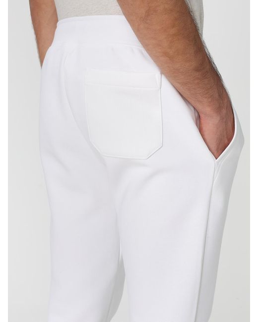 Polo Ralph Lauren White Cotton Trousers for men