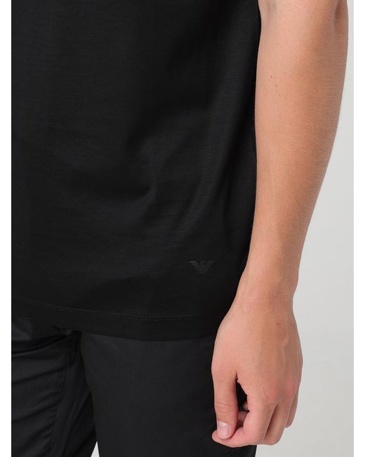 Emporio Armani Black T-shirt for men
