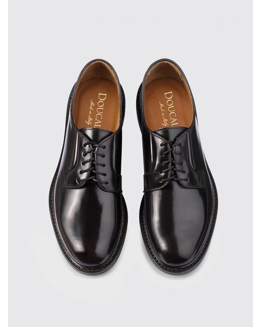 Doucal's Brown Brogue Shoes for men