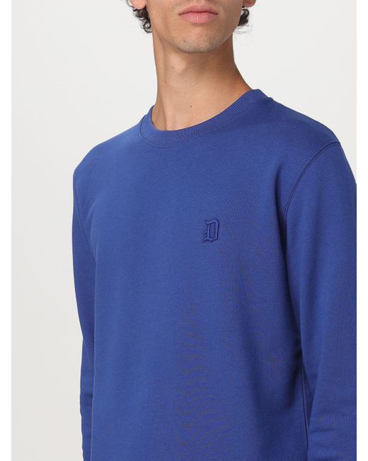 Felpa A Girocollo di Dondup in Blue da Uomo