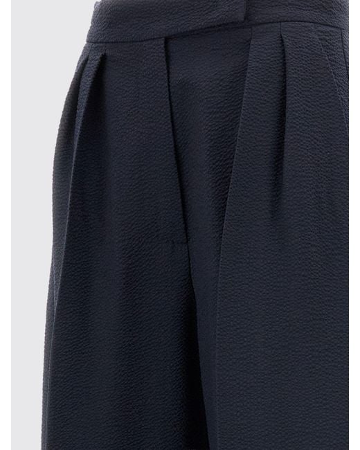 Max Mara Blue Virgin Wool Blend Antille Trousers