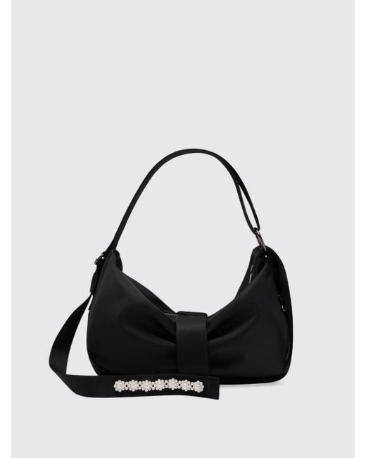 Borsa A Spalla Sling Bow di Simone Rocha in Black