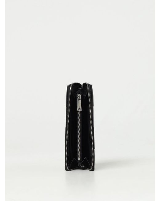 Portafoglio Cassette in pelle intrecciata di Bottega Veneta in Black da Uomo