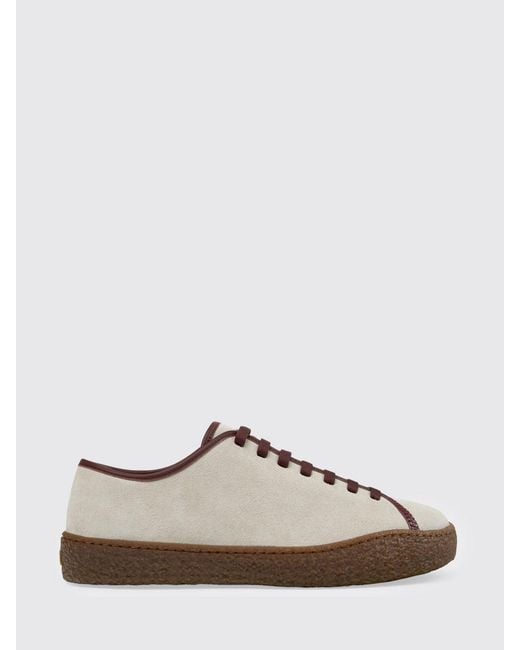 Camper Brown Peu Terreno Suede Sneakers for men